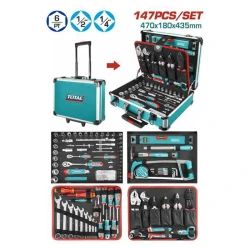 جعبه ابزار 147 پارچه توتال مدل THKTHP21476